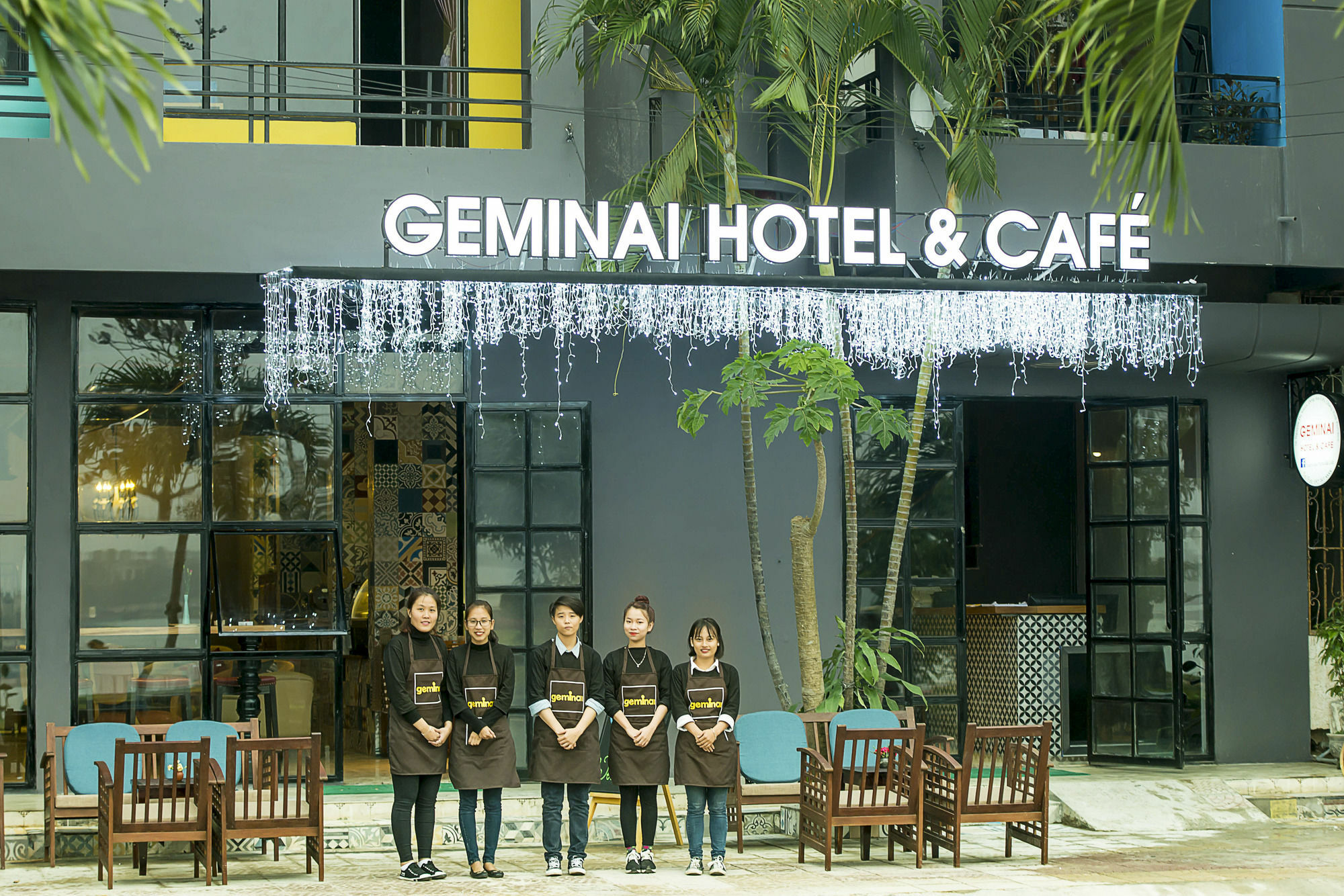 דונג הוי Geminai Hotel & Cafe מראה חיצוני תמונה